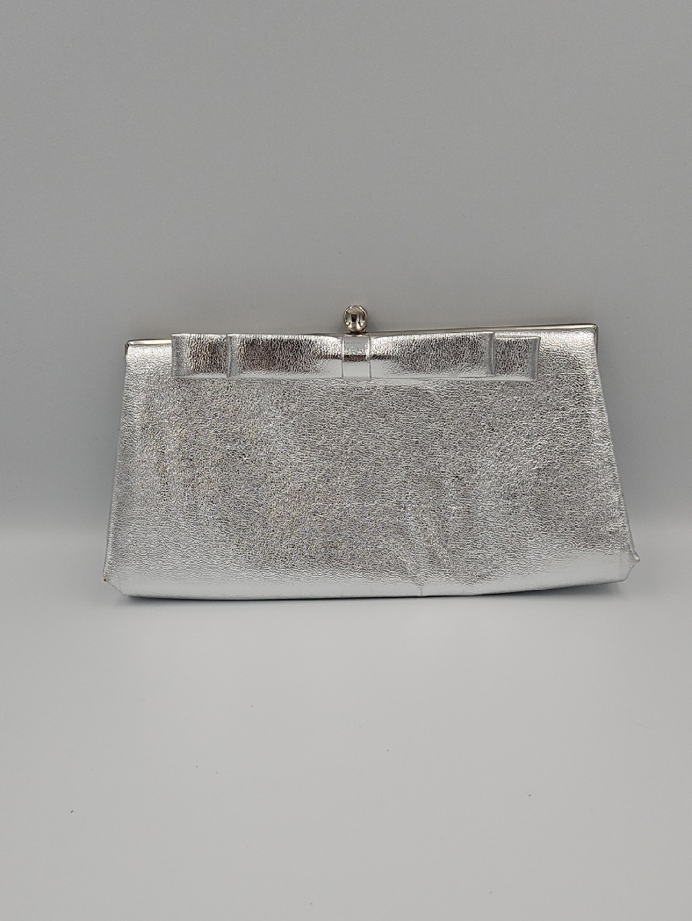Vintage Metallic Sillver Clutch